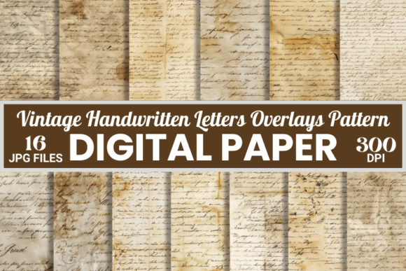 Download Vintage Handwritten Letters Overlays - Letters Collection