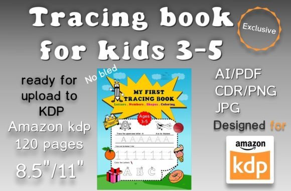 Download My First Letters Tracing Book for Kdp - Letters Collection