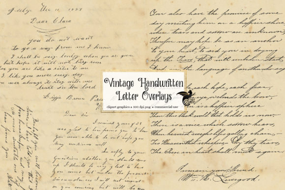Download Vintage Handwritten Letters Overlays - Letters Collection