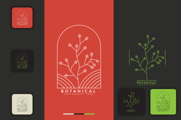Download Green Nature Tree Botanical Logo Design - Botanical logo Collection