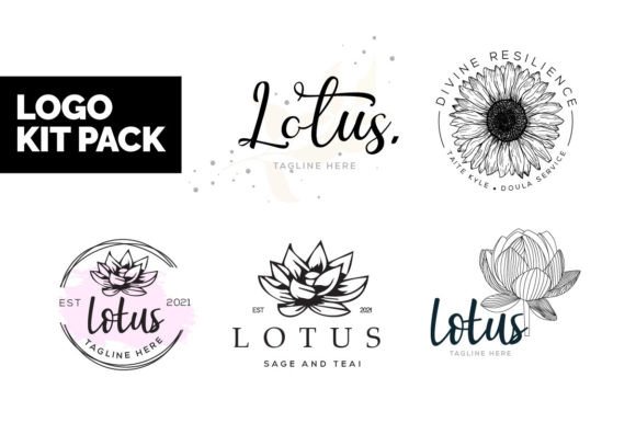 Download Botanical Logo Bundle and Kit Pack - Botanical logo Collection